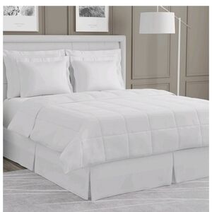 Magic Skirt King Tailored Bedskirt White